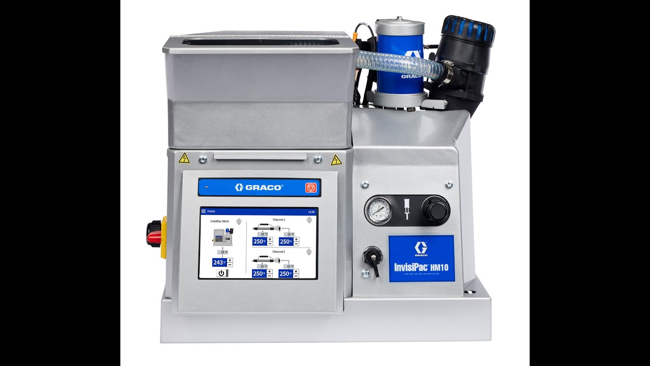 Graco&reg; InvisiPac&reg; HM10 Hot Melt Adhesive Dispense System Distributed by APPLIED Adhesives