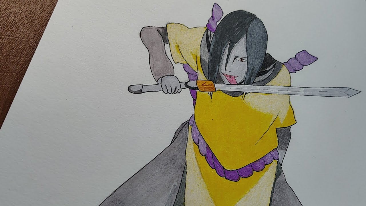 How To Draw Orochimaru? Orochimaru kaise draw kare?