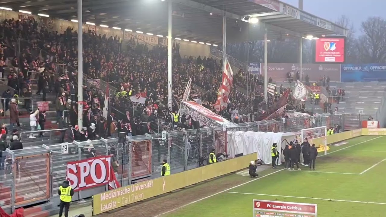 24.1.2026: Energie Cottbus - 1.FC Schweinfurt 2:1 #MichaelTomczak #FCE #1.FCSchweinfurt