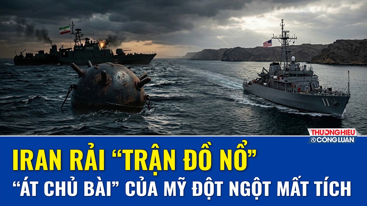 “Tử thần” thủy lôi Iran trỗi dậy: Mỹ bất ngờ rút tàu quét mìn khỏi Trung Đông