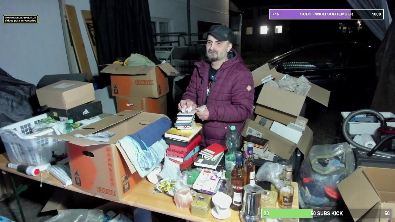 viviendoenlabasura UNBOXING SORPRESA de la SUBASTA de un TRASTERO en Alemania (330 Euros)