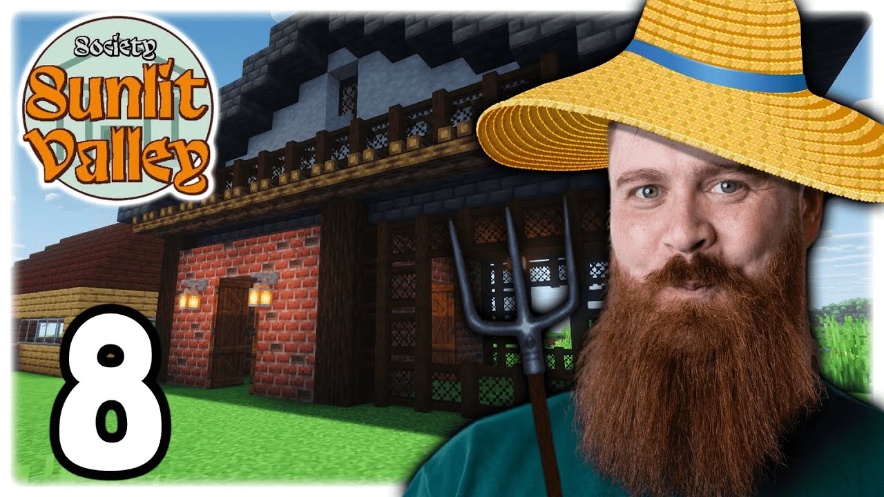 We FINALLY Built A Coop AND A Barn?! | Society: Sunlit Valley - Part 8