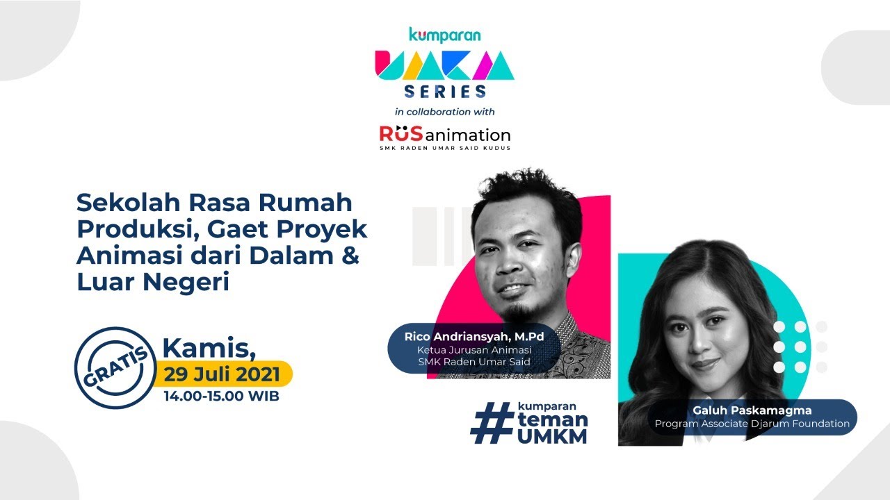 UMKM SERIES EPISODE #5: Sekolah Rasa Rumah Produksi, Gaet Proyek Animasi dari Dalam dan Luar Negeri