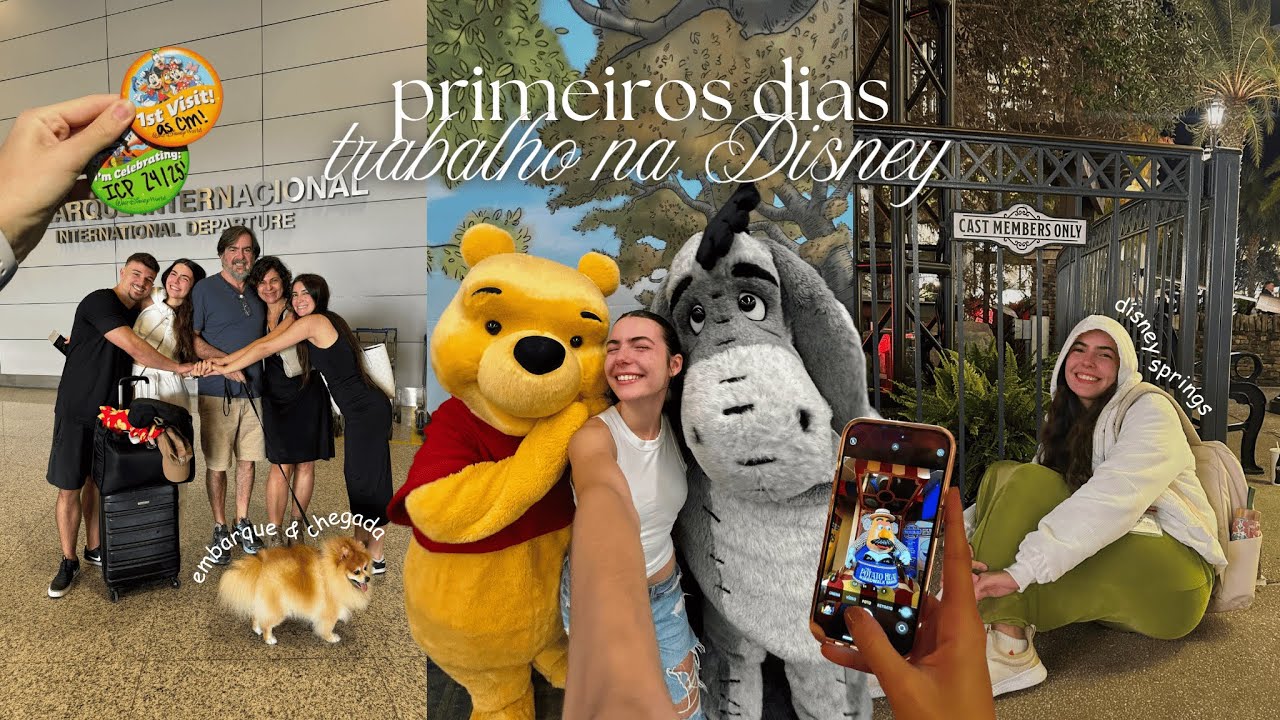 o começo do meu intercâmbio na Disney :) | icp 24/25
