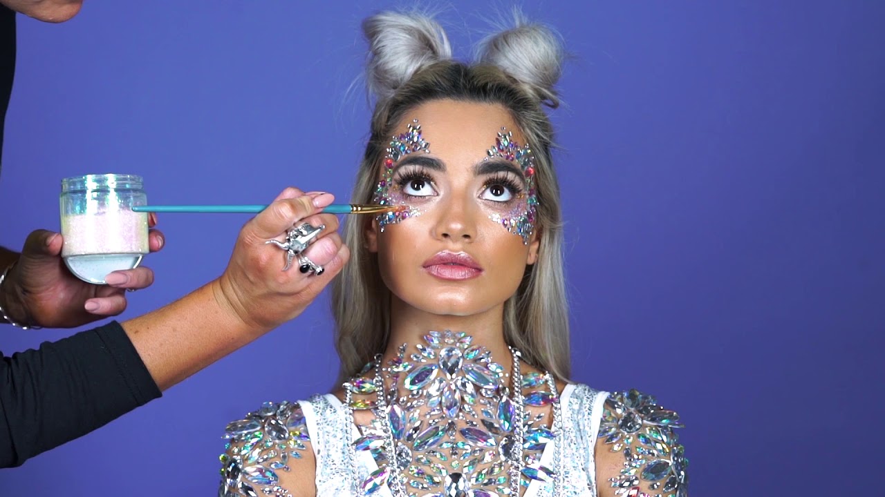 GLITTER MAKEUP TUTORIAL WITH THE GYPSY SHRINE - Glossy Pops