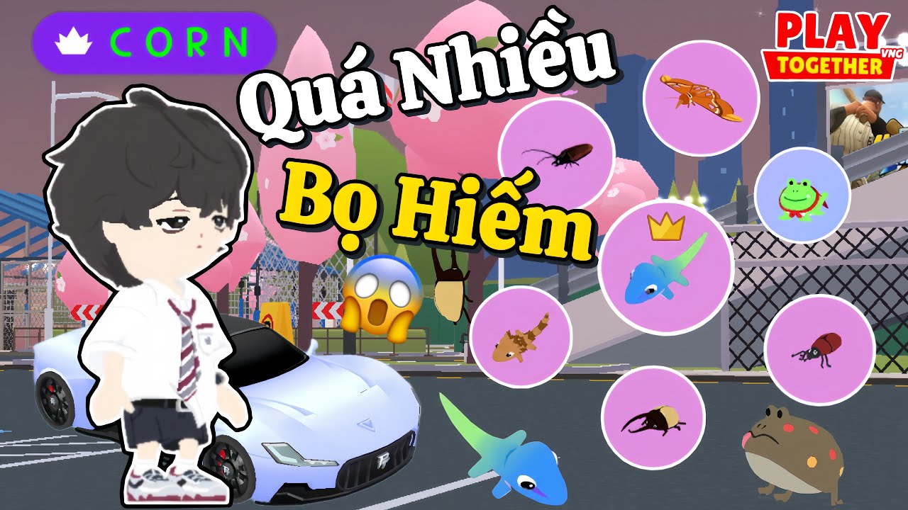 Play Together | Mình Đã Thử Phối Đồ Mới Dùng Xe Mới Vợt Côn Trùng Thằn Lằn Và Cái Kết #198
