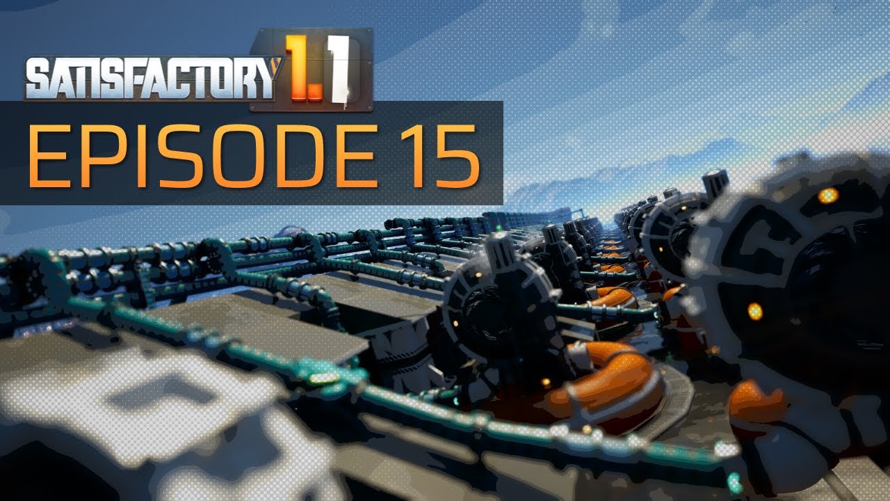 Satisfactory 1.1: Taming the Rocky Desert to make ALL the Concrete!