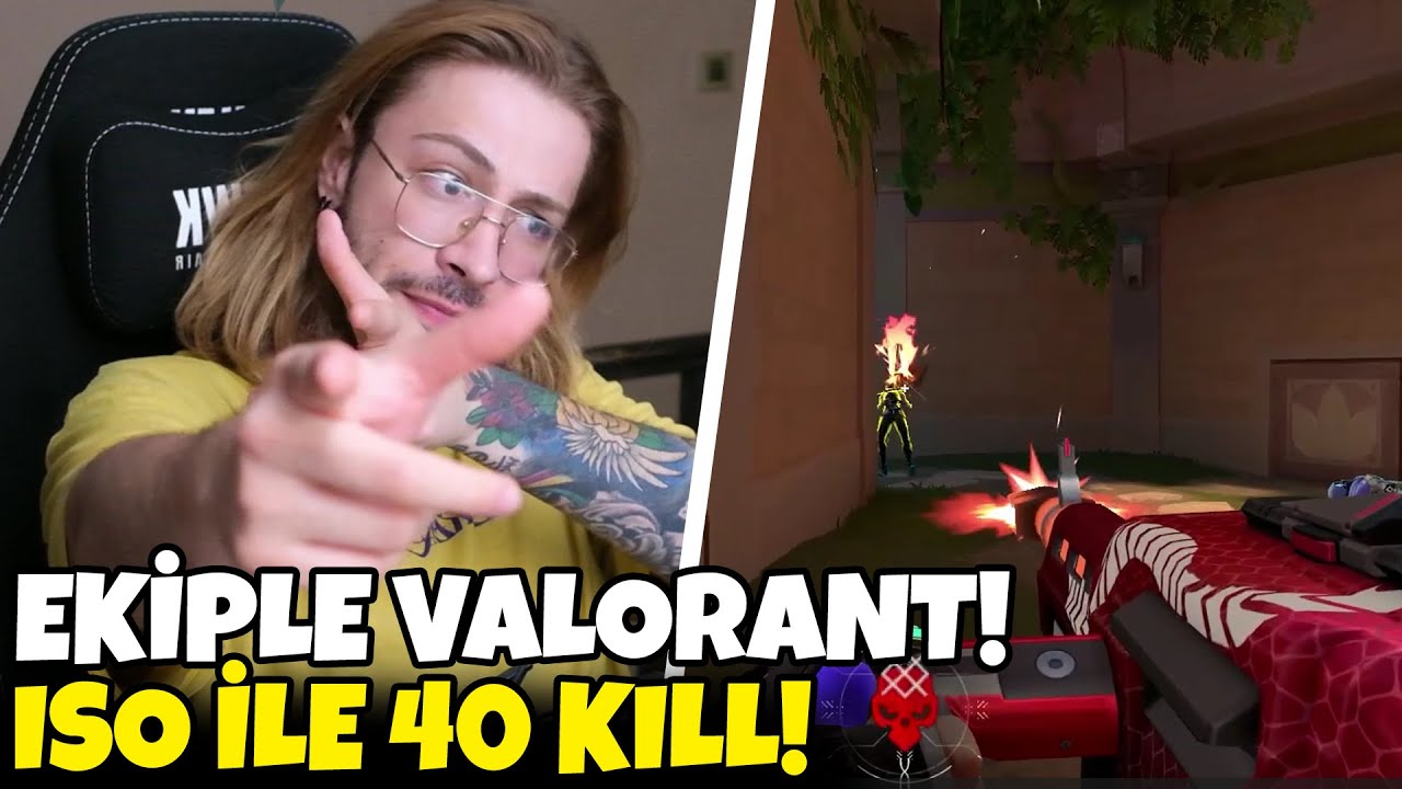CombatRy EKİPLE girip, 40 VURUYOR! ISO İLE EFSANE OYNUYOR! Valorant