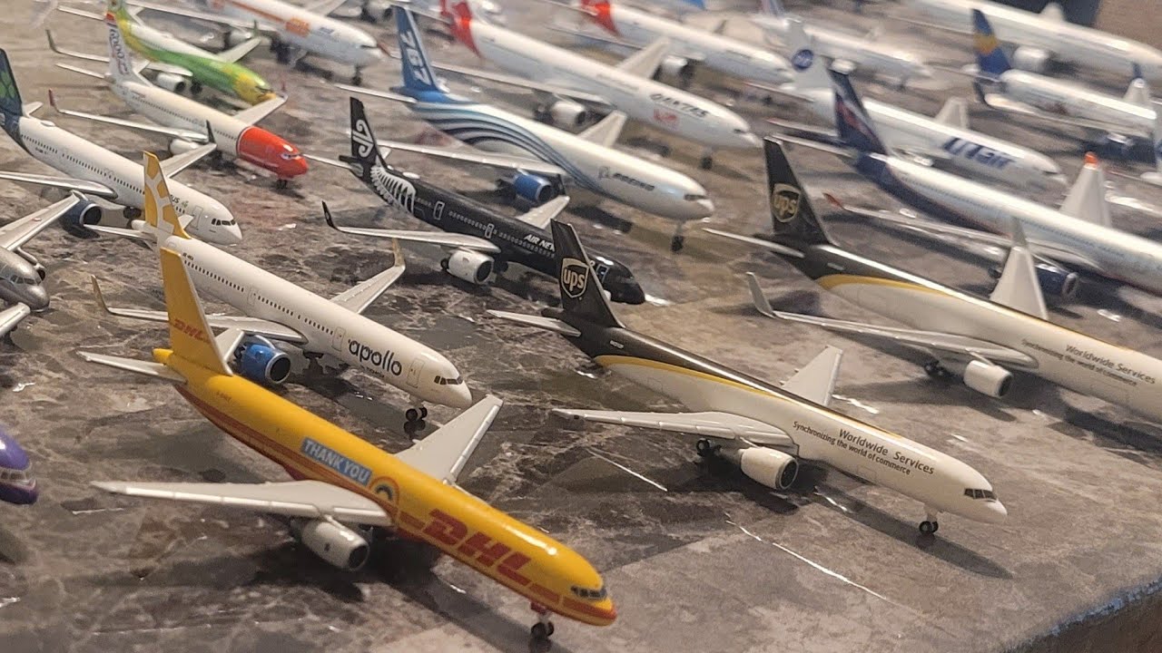 𝟴𝟬+ 𝗣𝗹𝗮𝗻𝗲𝘀! My Herpa 1/500 scale model aircraft collection (August 2024)