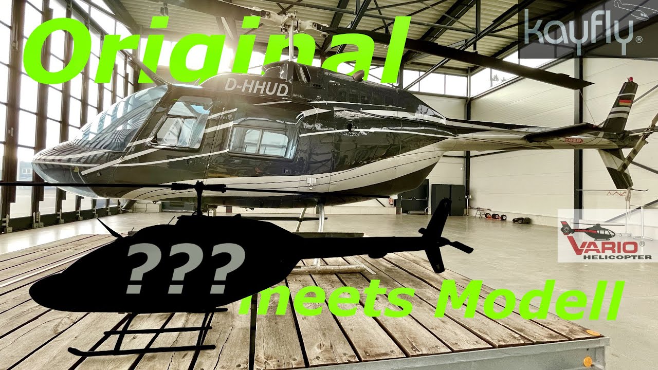 Bell 206 B3 Jet-Ranger Kayfly | Vario Modell trifft Original | Die große Präsentation im Hangar