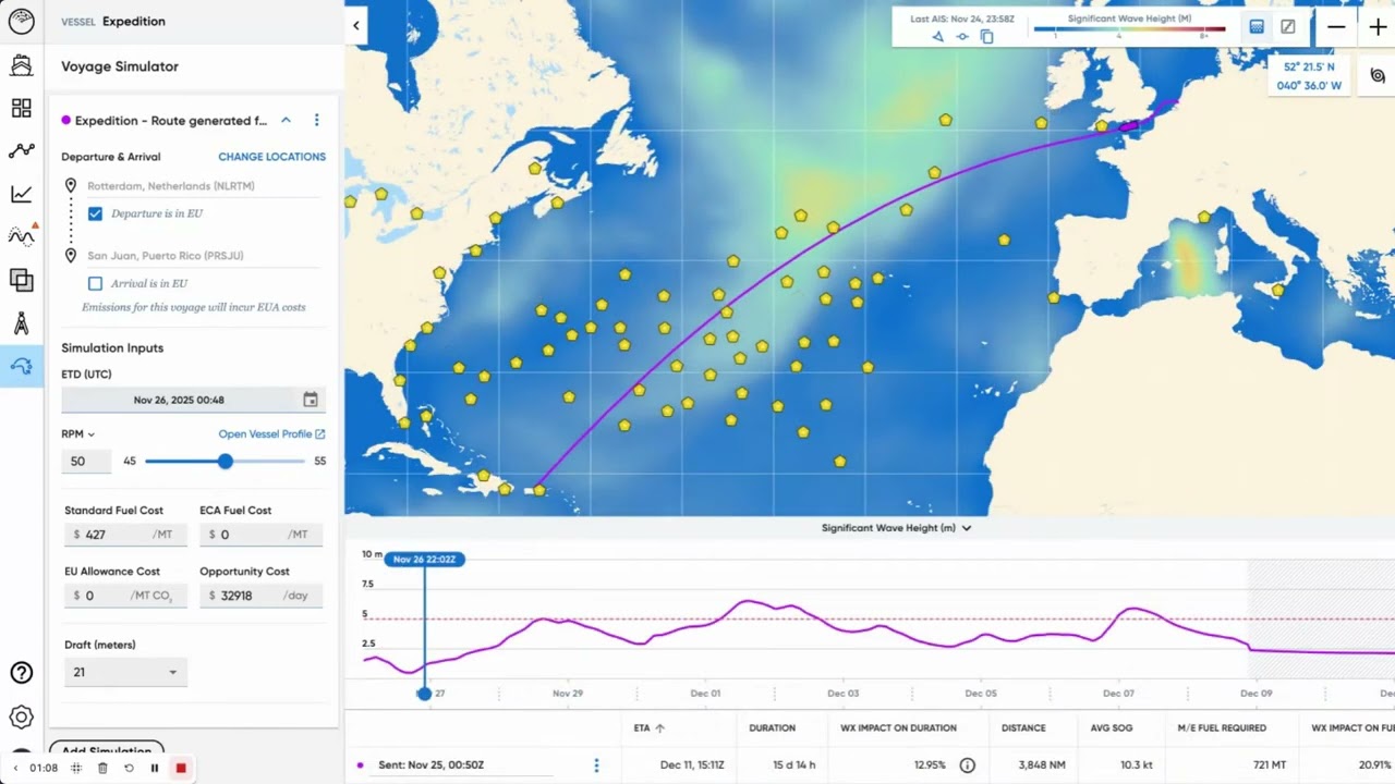 Introduction to Wayfinder Voyage Simulator