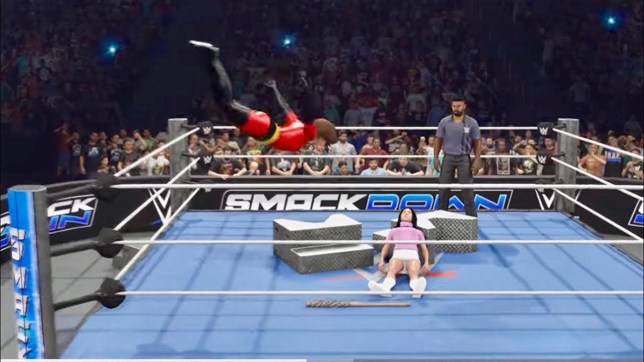 Elastigirl Vs Trixie Tang WWE 2K25