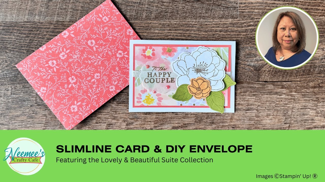 A Slimline Card & DIY Envelope