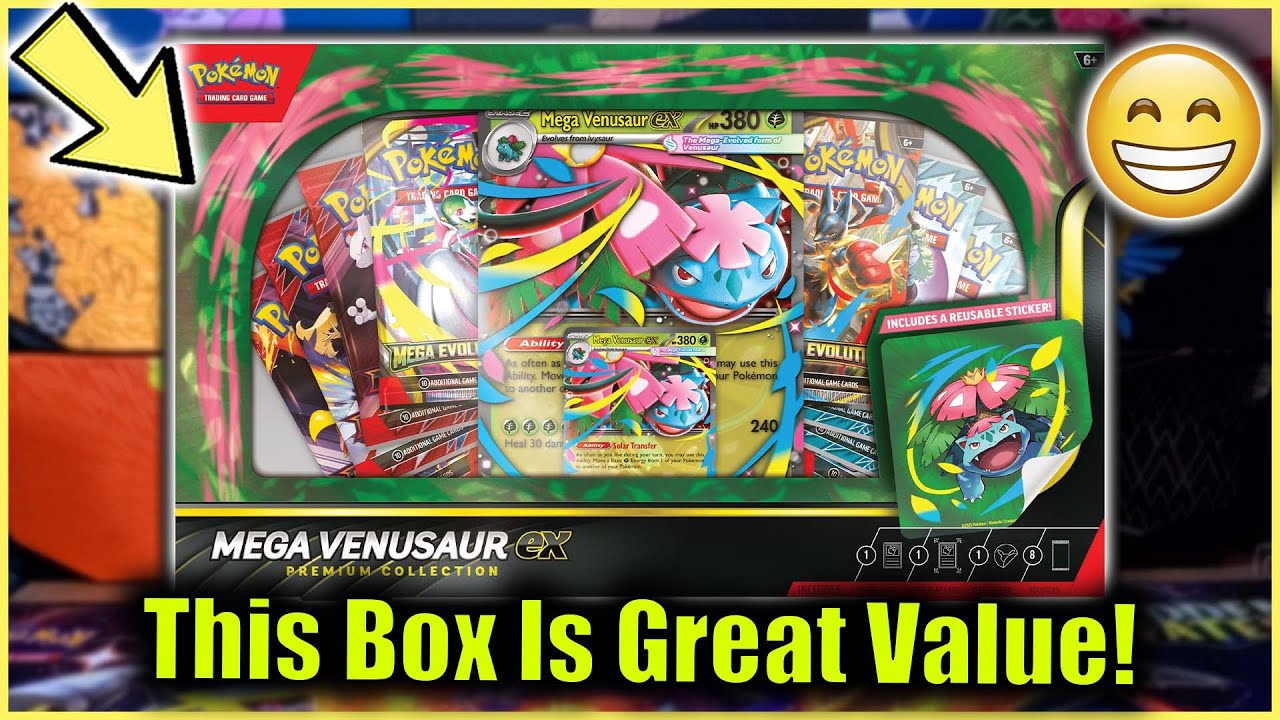 Opening A Pokémon TCG Mega Venusaur ex Premium Collection