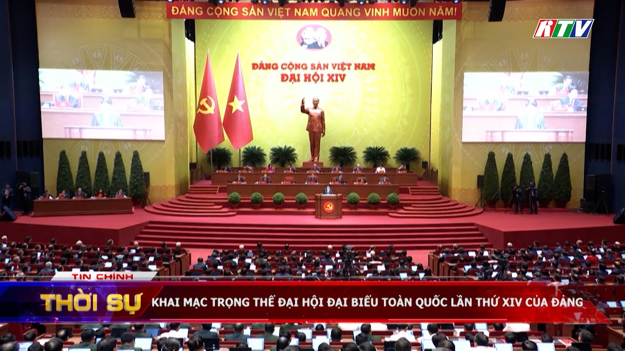 Khai mạc trọng thể Đại hội đại biểu toàn quốc lần thứ XIV của Đảng | Thời sự tối 20.1.2026