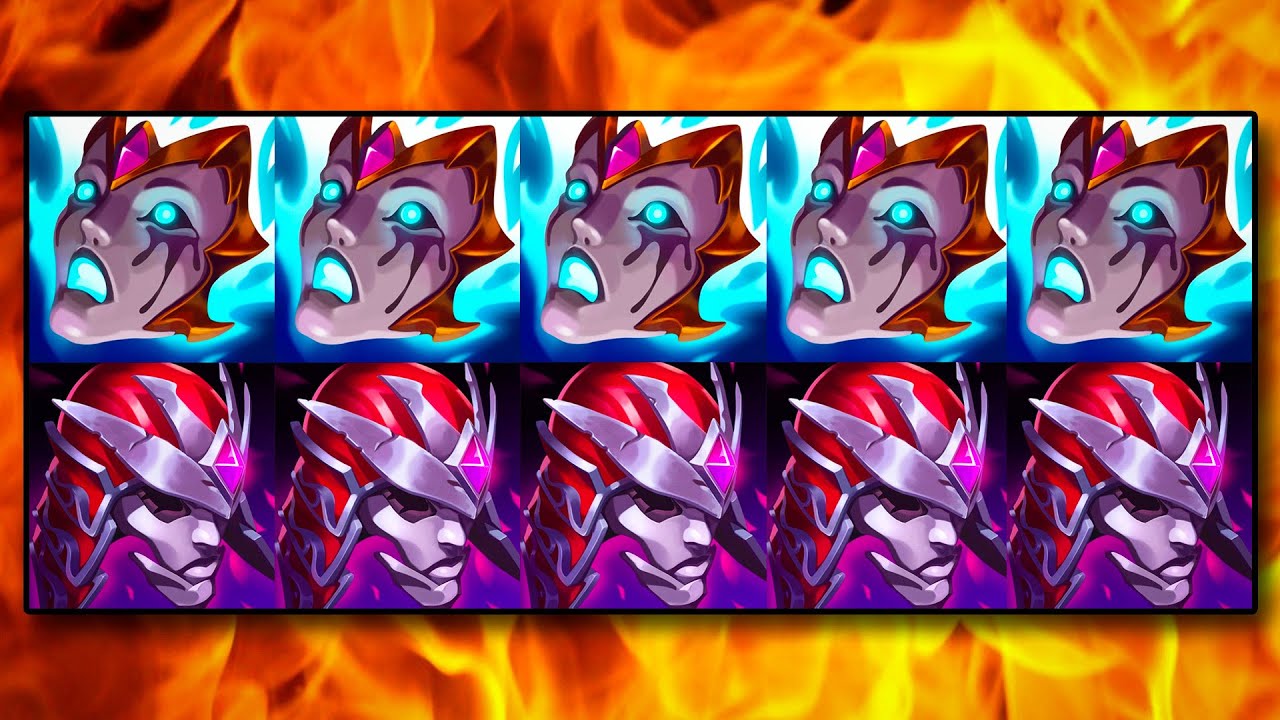Riot buffed these items to stack so I made a full burn team
