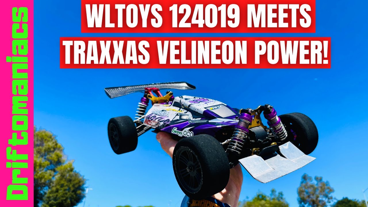 WLTOYS 124019 Meets Traxxas Velineon Power!