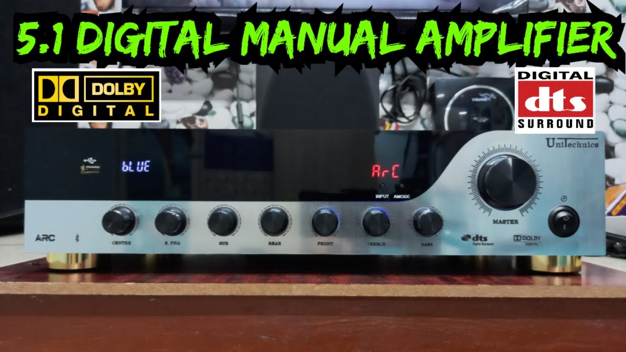 5.1 DIGITAL MANUAL AMPLIFIER | DOLBY DTS MANUAL HOME THEATER AMPLIFIER