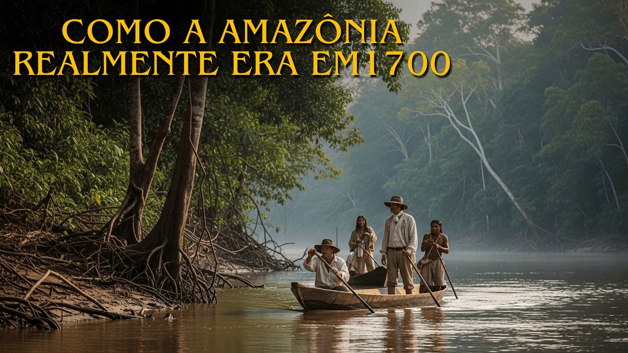 Um passeio pela Amazônia na década de 1700 (Reconstrução por IA)