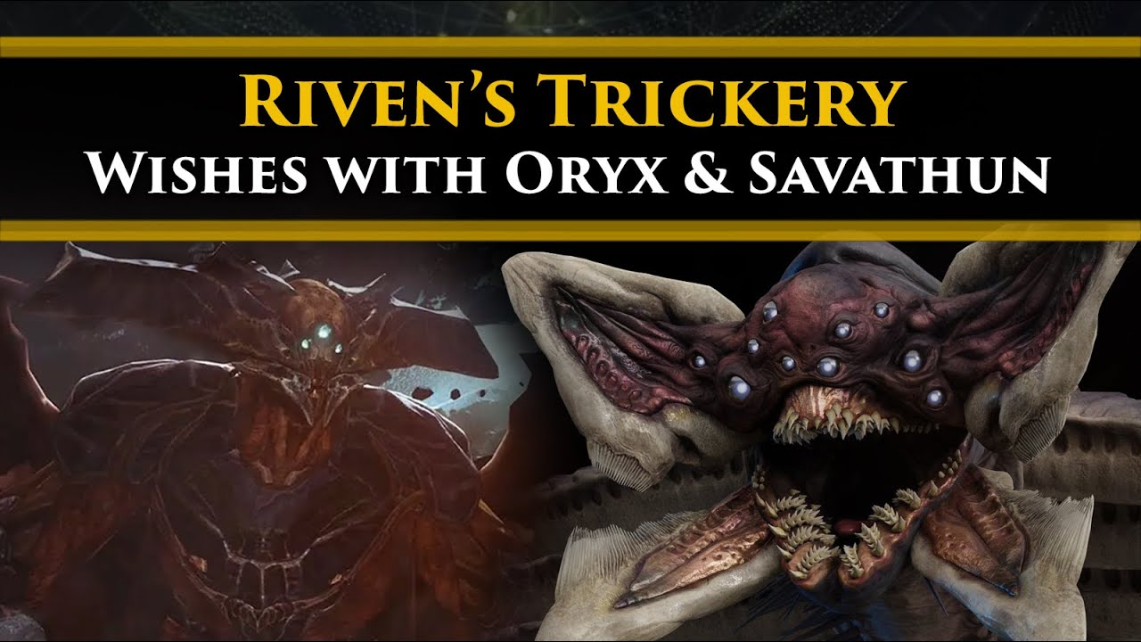 Destiny 2 Lore - Riven's Trickery and her dealings with Savathun and Oryx, The Hive Gods!