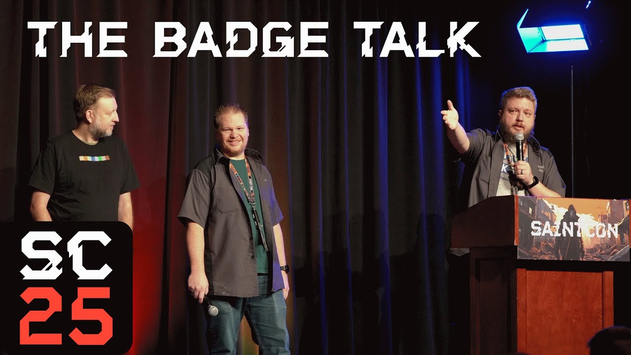 SAINTCON 2025 - compukidmike - The Badge Talk