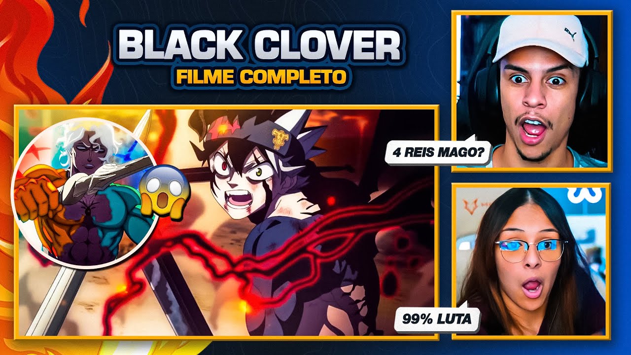 Black Clover | FILME COMPLETO ✅ [React em Casal] 🔥