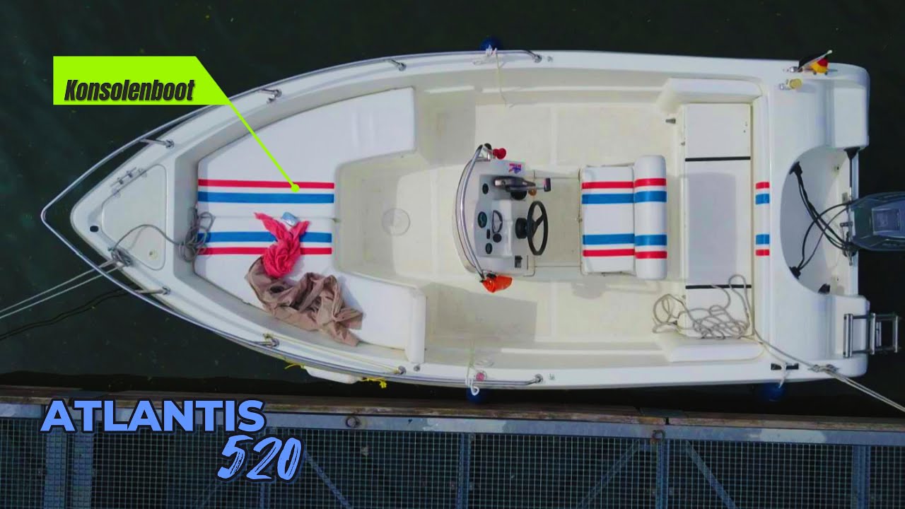 Konsolenboot Atlantis 520 🚤 + AB Suzuki DT 85