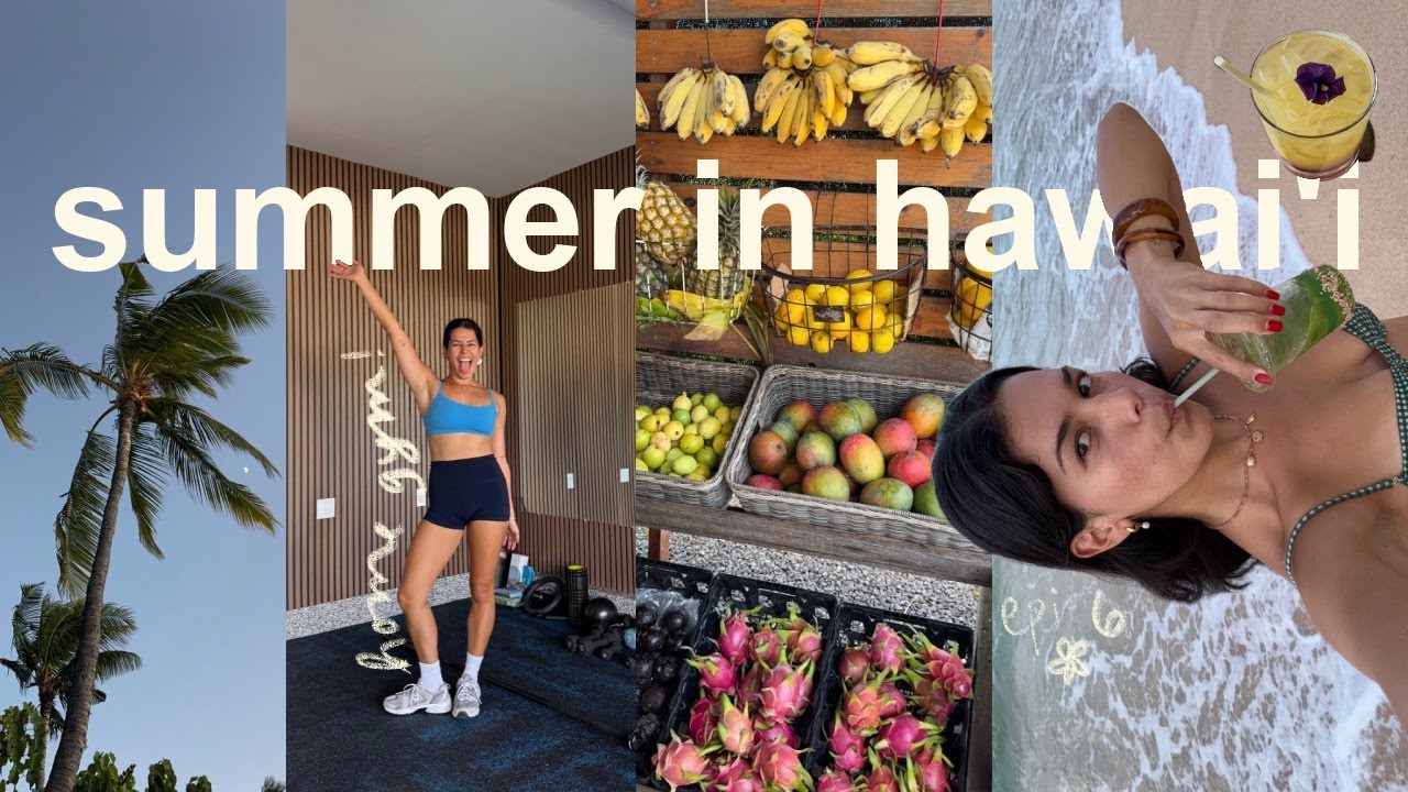 home in hawaii | gym makeover, sunrises and surfing, + soaking up the last bit of summer