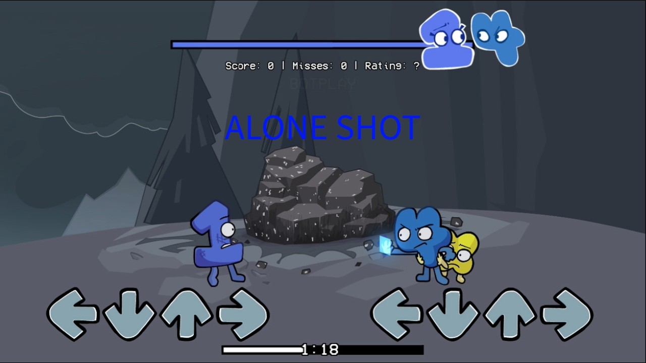 Hookdoz plays Alone-Shot in FNF! I FNF Vs alone shot