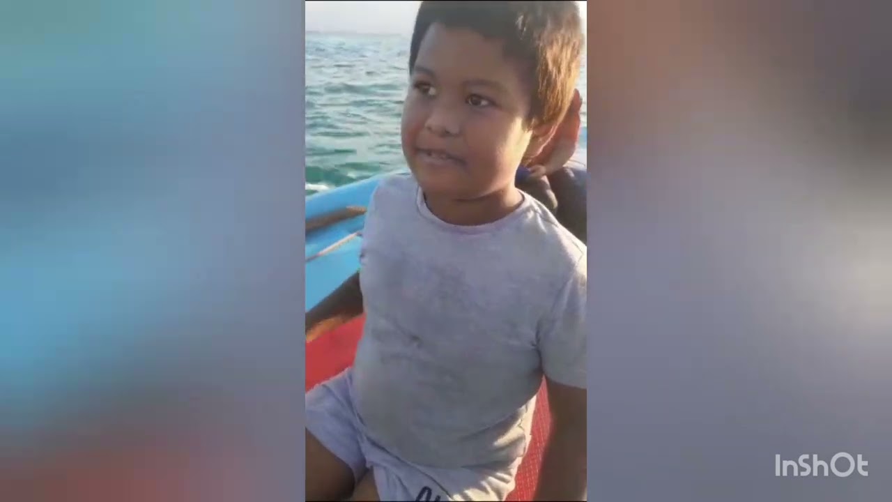 Friday night fishing with family and staff, local island lifestyle in Maldives
