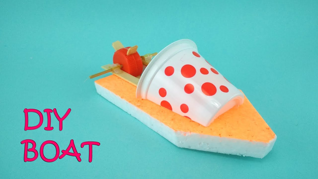 How to Make Rubber Band Powered Boat