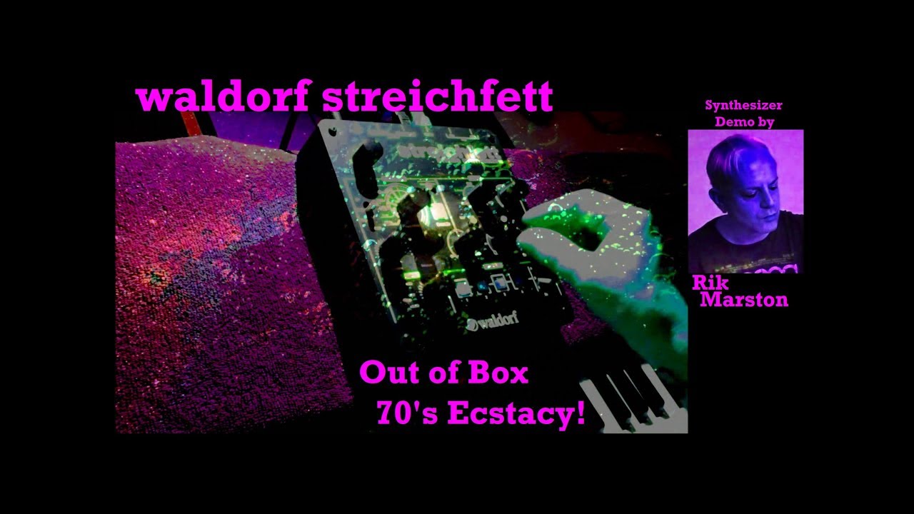Waldorf Streichfett Out of Box 70's Ecstacy! String Synthesizer Rik Marston