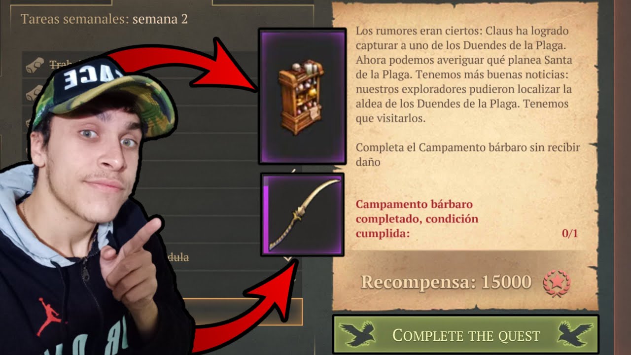 Completa El Campamento Bárbaro Sin Recibir Daño | Misión - Grim Soul