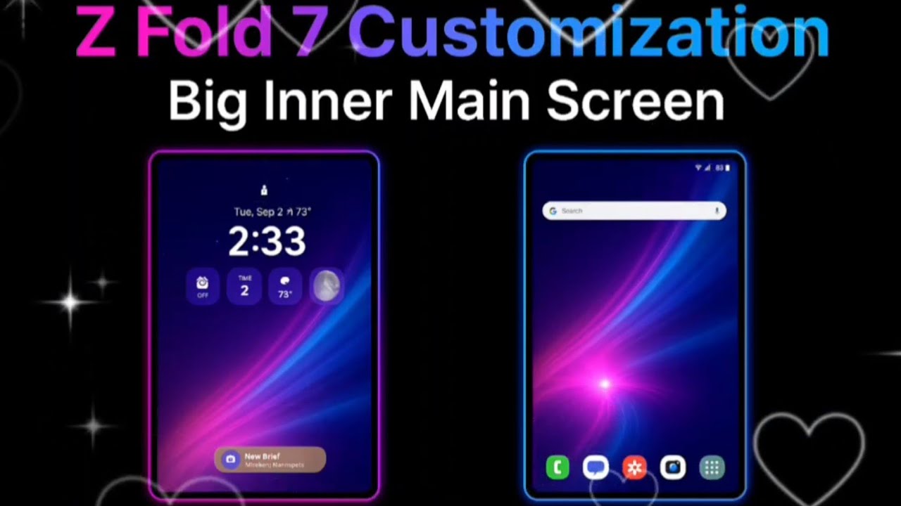 Galaxy Z Fold 7 Customization Part 2: Main Screen Setup & Productivity - Unlocking the Big Screen 