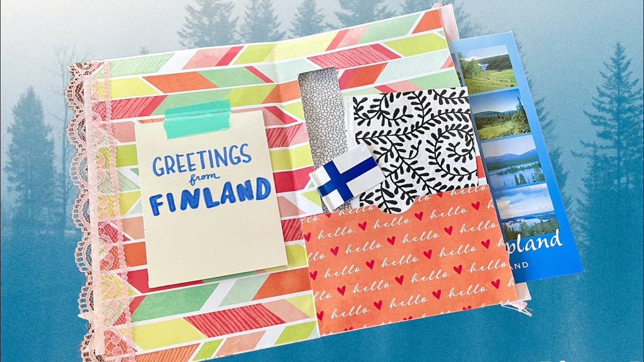 Travel Journal/Mini Album Using Junk Mail Envelopes
