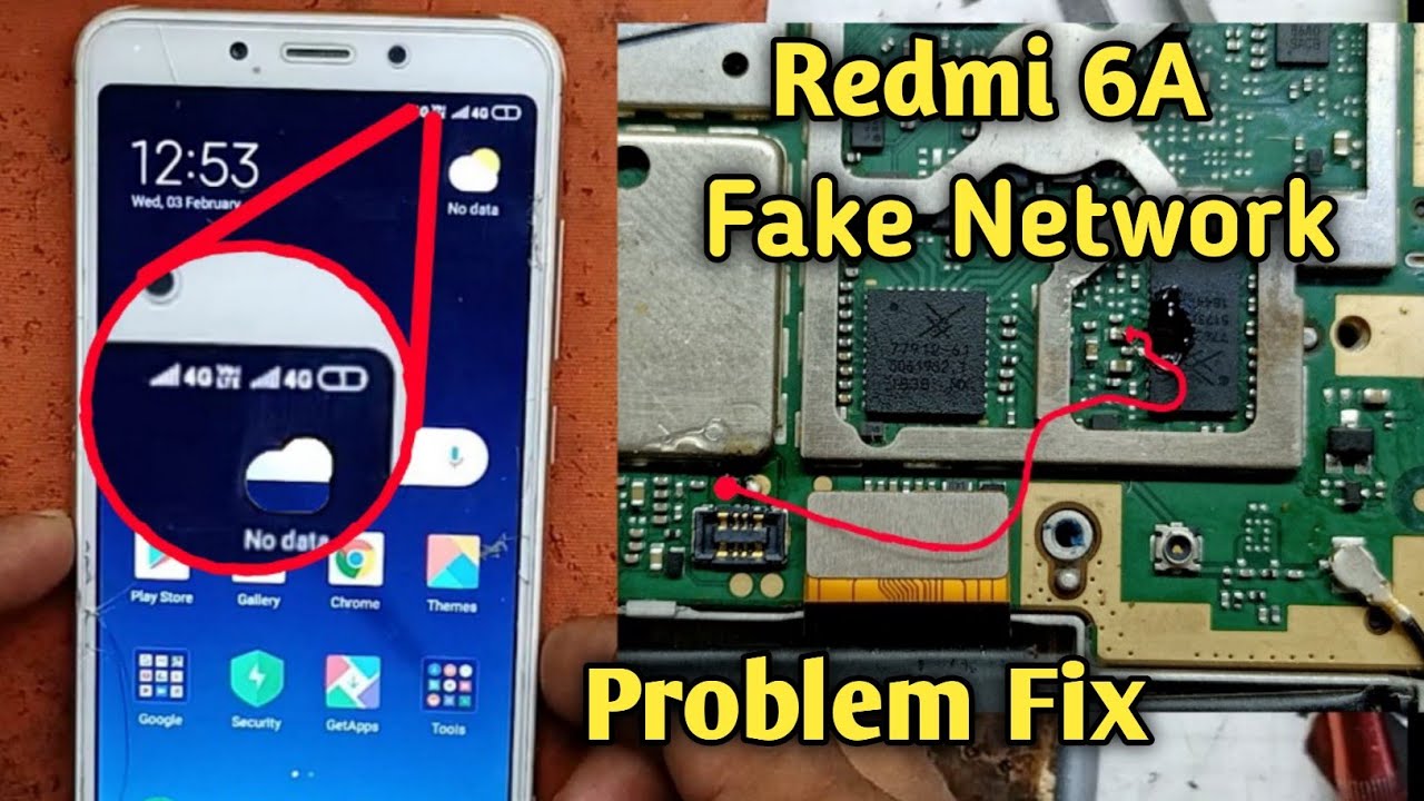 Решение проблемы с поддельным подключением сети на Redmi 6A || Проблема с сетью решена