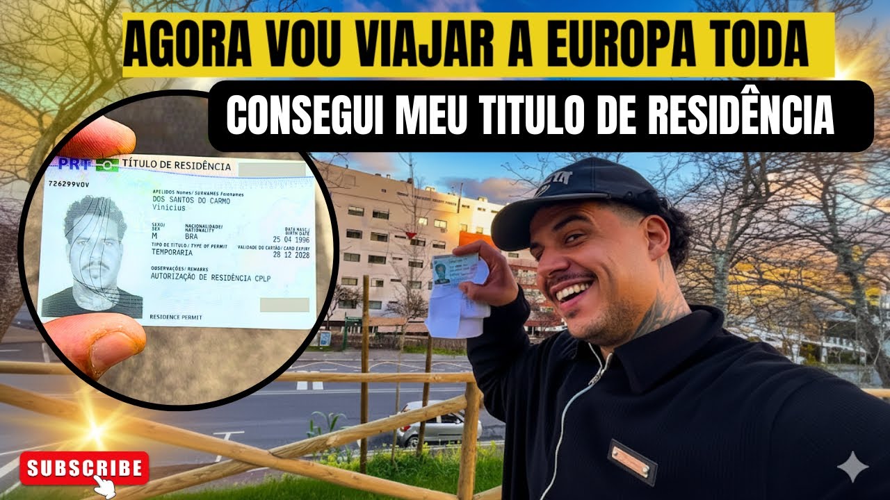 EU CONSEGUI ! 😭😭 AGORA TENHO TÍTULO DE RESIDÊNCIA,  POSSO VIAJAR POR TODA EUROPA .