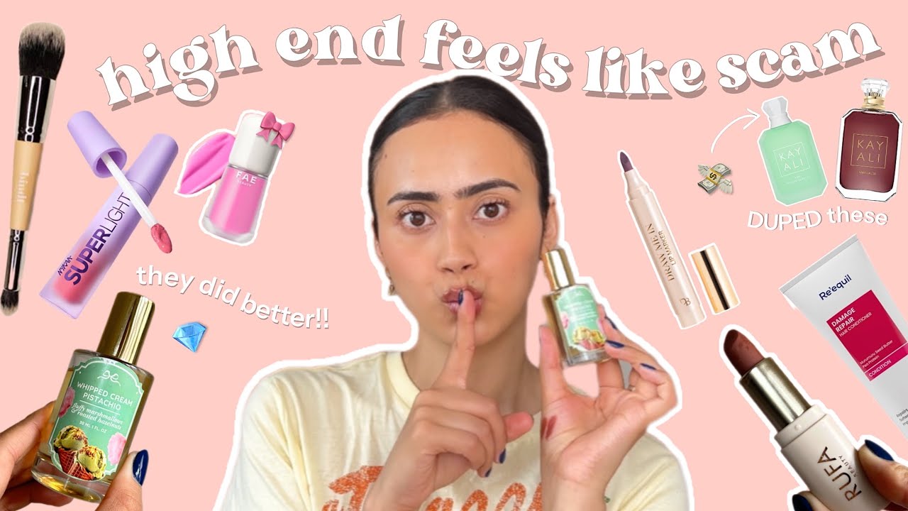 10 times these *OUTPERFORMED* the High End🙂‍↔️💸 Indian Beauty Brands that are killing it 🇮🇳