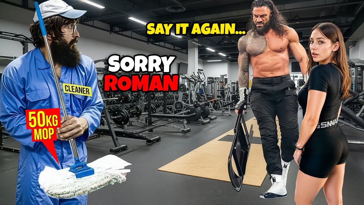 ELITE Weightlifter ANATOLY Lifts 50KG Mop in the Gym… Everyone Was Shocked! 😱💪🧹#3