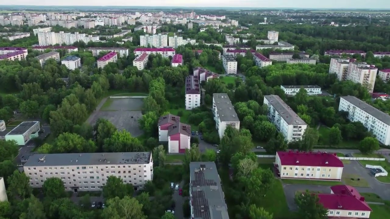 Молодечно - полёт над городом