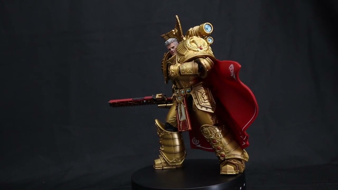 POSING JOYTOY Warhammer The Horus Heresy Imperial Fists Rogal Dorn, Primarch of the VIIth Legion 