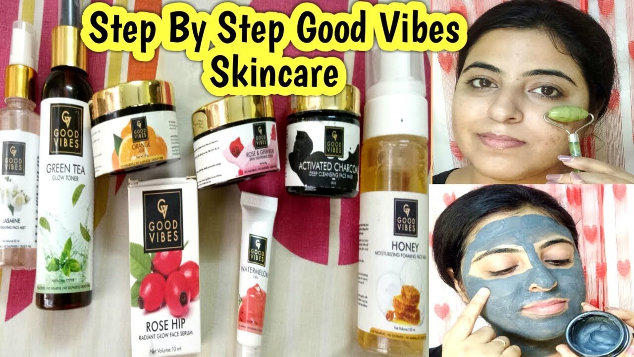 फेशियल क्लीनअप करें घर पर Good Vibes products के साथ || Affordable Skincare Routine for Oily Skin