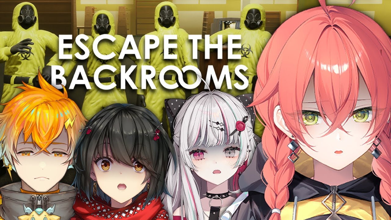 【 Escape the Backrooms 】ホラー謎解き脱出らしい…！ホラー…ホラー…。【にじさんじ/獅子堂あかり】