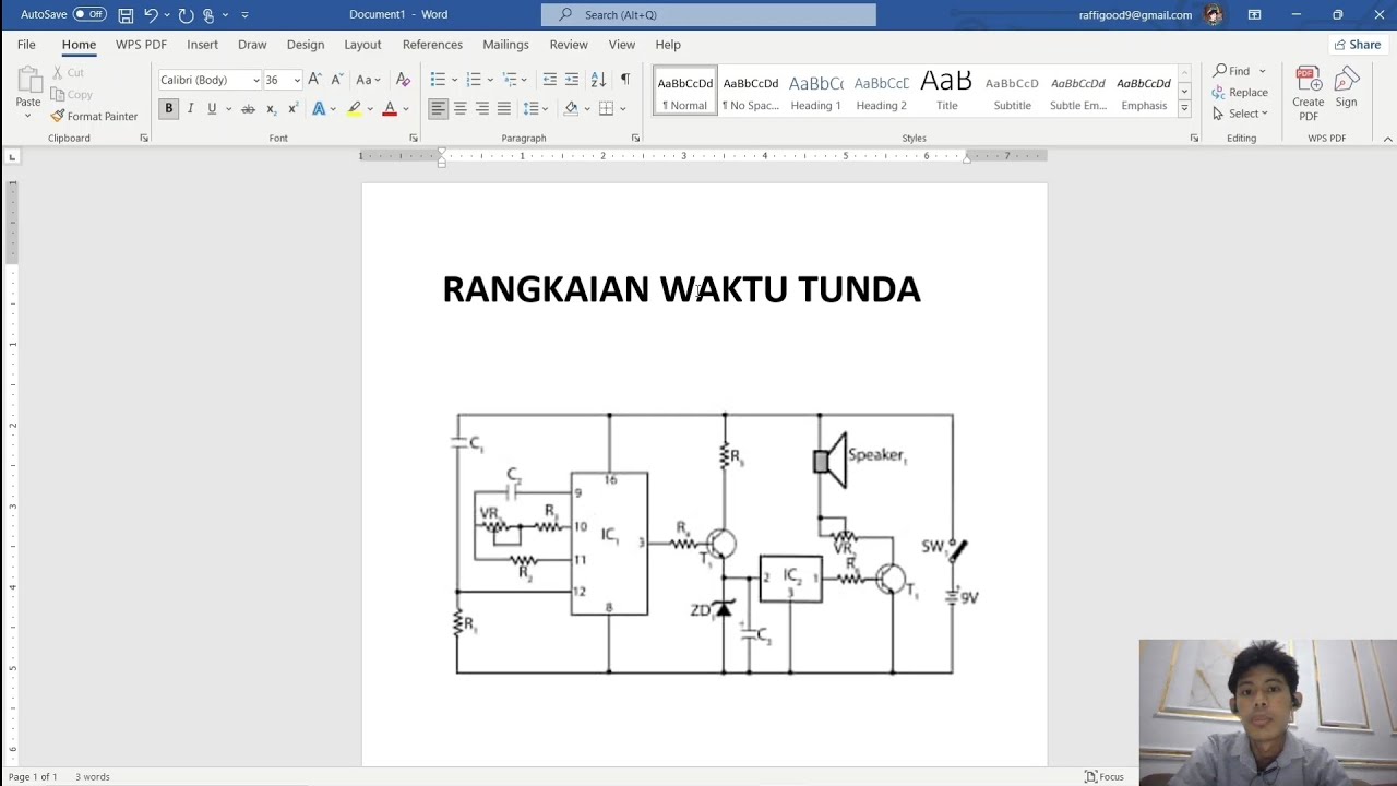 Tugas Rangkaian Elektronika Menggunakan software proteus