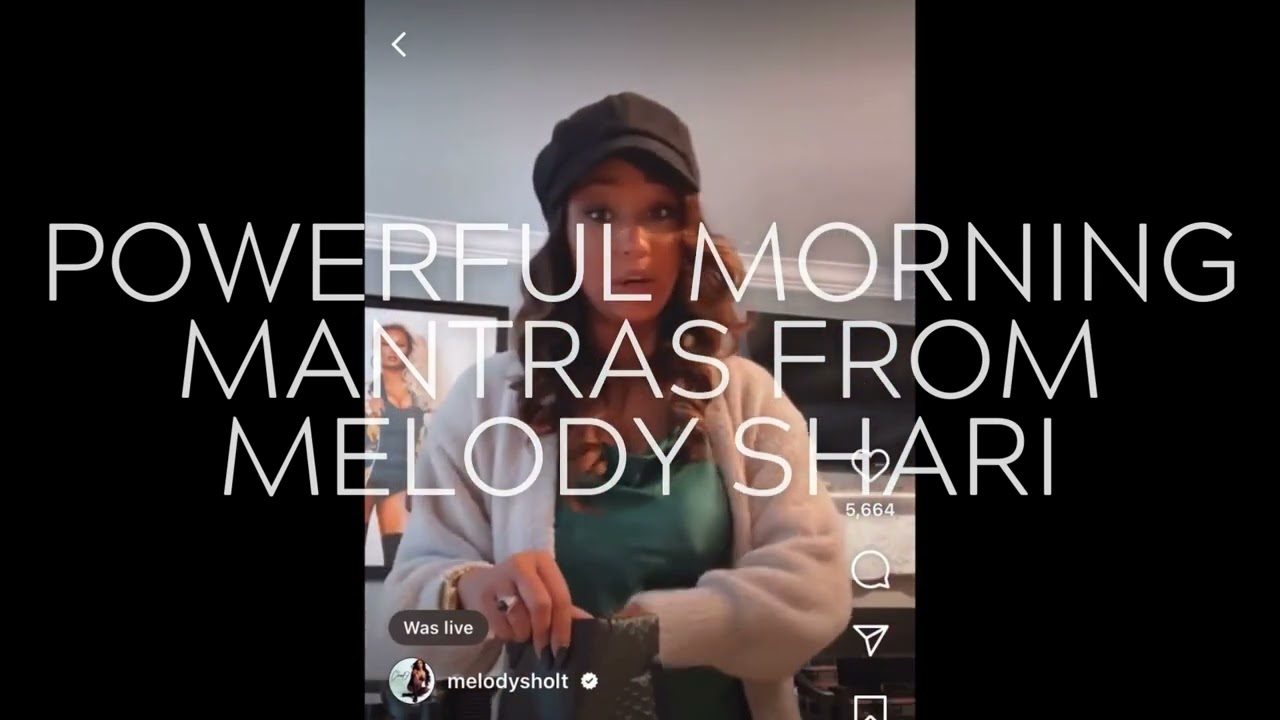 🌅Morning Inspiration from Melody S Holt | Start Your Day with Positive Energy While Rebuilding Life🙏