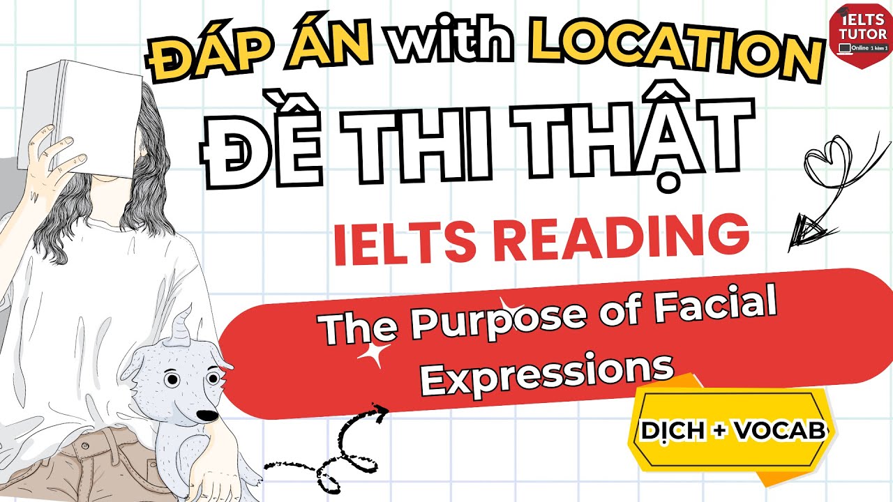 🔥 The Purpose of Facial Expressions - Đề thi thật IELTS READING