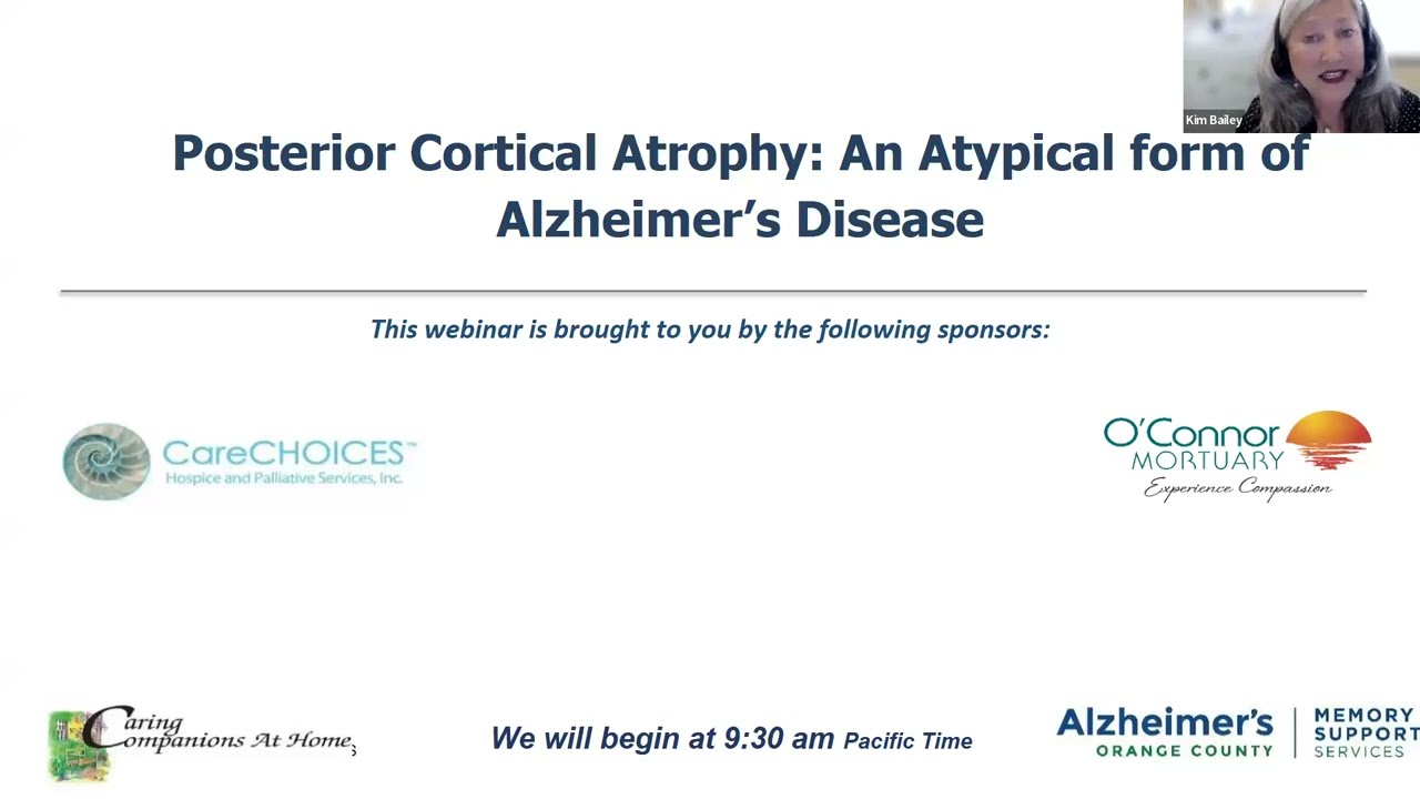 Posterior Cortical Atrophy An Atypical Form of Alzheimer's Disease