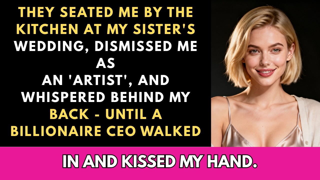 At My Sister’s Wedding, They Banished Me to a Corner Table — Until a Billionaire Entered the Room