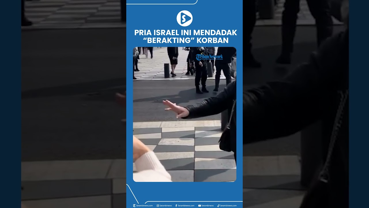 Terdesak Saat Cekcok dengan Demonstran di Nice, Pria Israel Ini Mendadak “Berakting” Jadi Korban