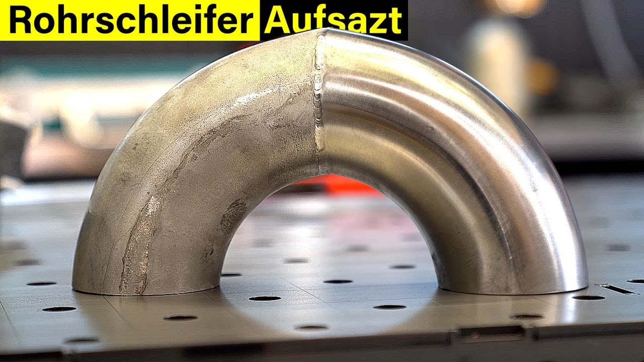 Amazon Rohrbandschleifer - Aufsatz für jeden Winkelschleifer? | Günstige Tools